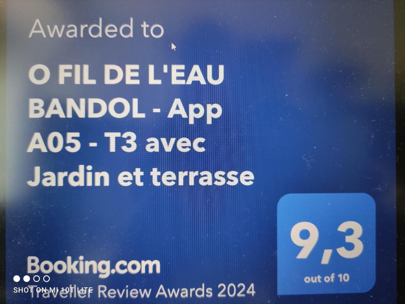 Apartmán O Fil De L'Eau Bandol - App A05 - T3 Avec Jardin Et Terrasse Exteriér fotografie
