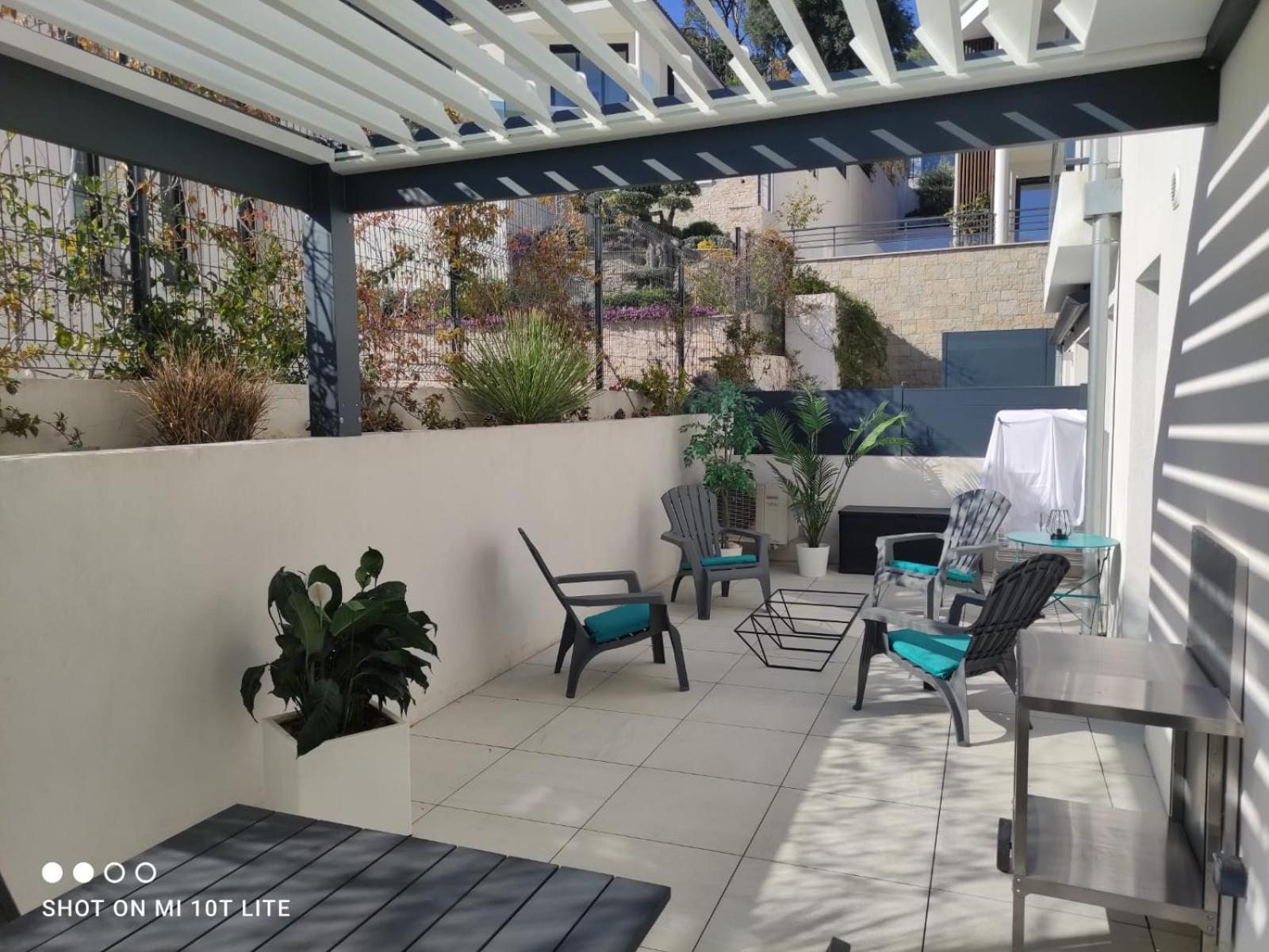 Apartmán O Fil De L'Eau Bandol - App A05 - T3 Avec Jardin Et Terrasse Exteriér fotografie